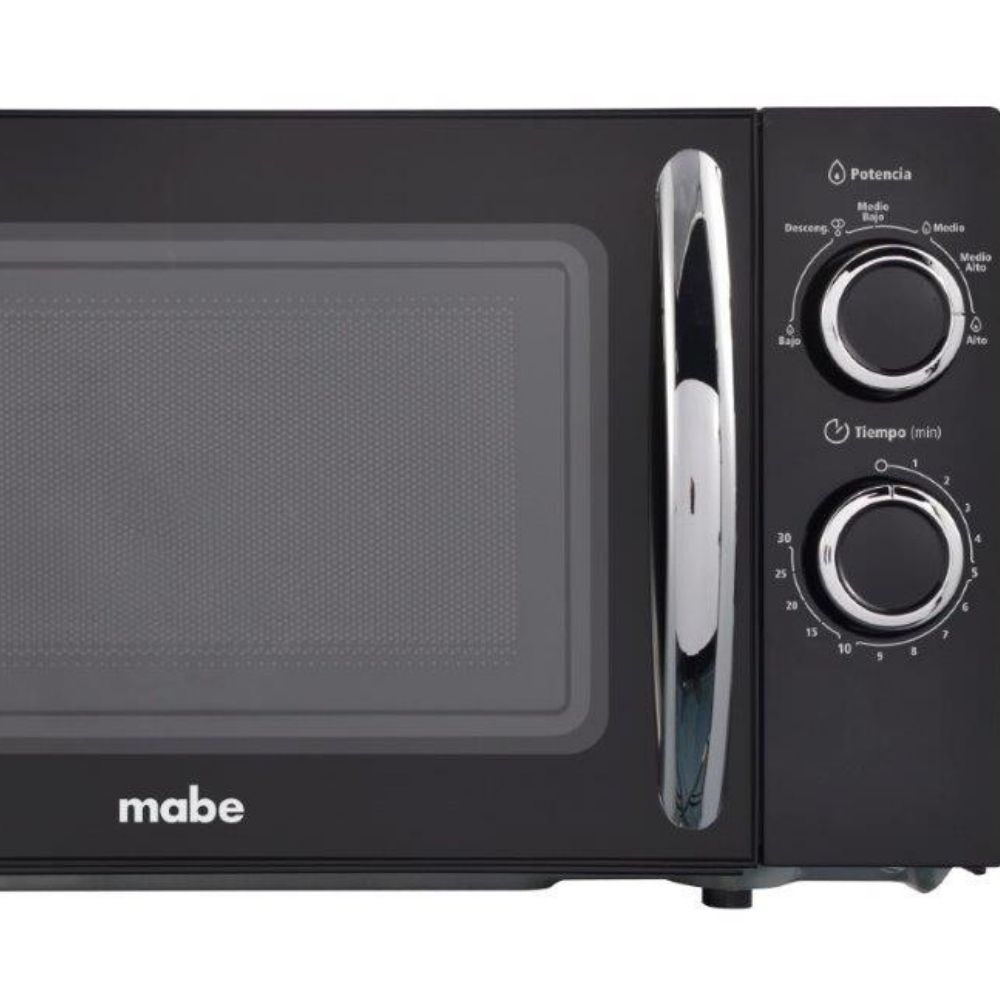 Microondas Mabe de 0.7 pies cúbicos sistema de perillas 20 L 120 V negro HMM07PJN 2