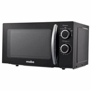 Microondas Mabe de 0.7 pies cúbicos sistema de perillas 20 L 120 V negro HMM07PJN