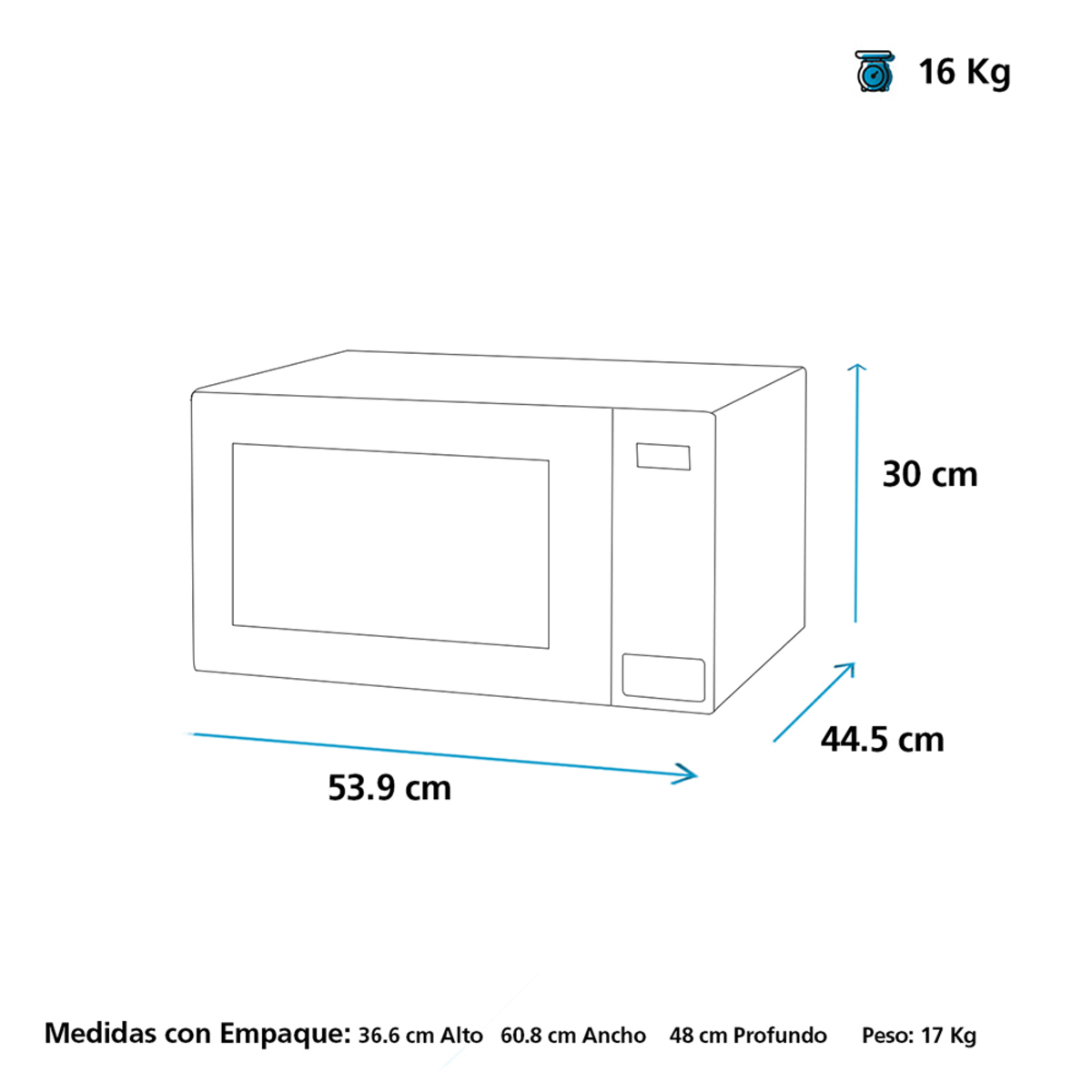 Microondas G.E. de 1.1 pies cúbicos sistema ECO espejo MGE11SEJ 4