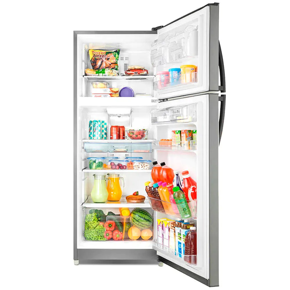 Refrigerador Mabe de 11 pies cúbicos 300 litros automático Inox RMA300FXNU vista 2