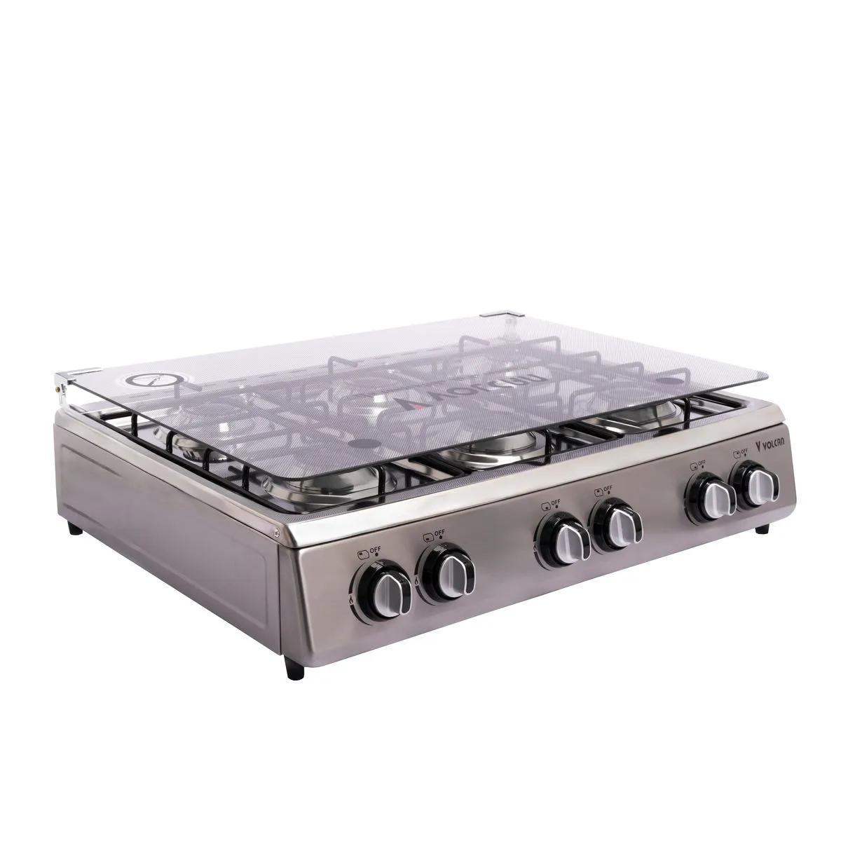 Estufa de mesa Volcán de 6 hornillas SMG6PTV 2