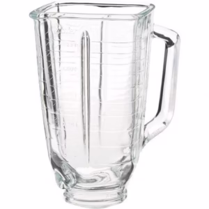 Vaso Oster cuadrado de vidrio para licuadora 1