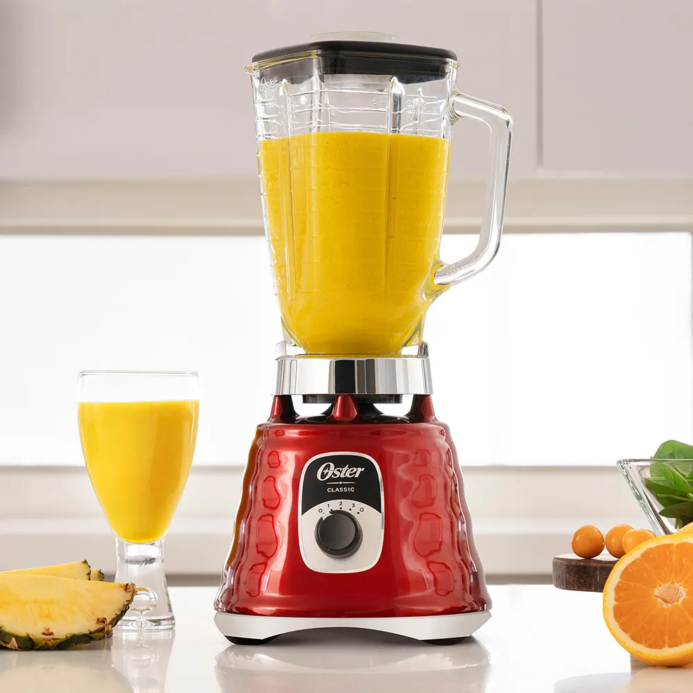 Licuadora Oster Clásica Cromada color rojo BLST4126R 3