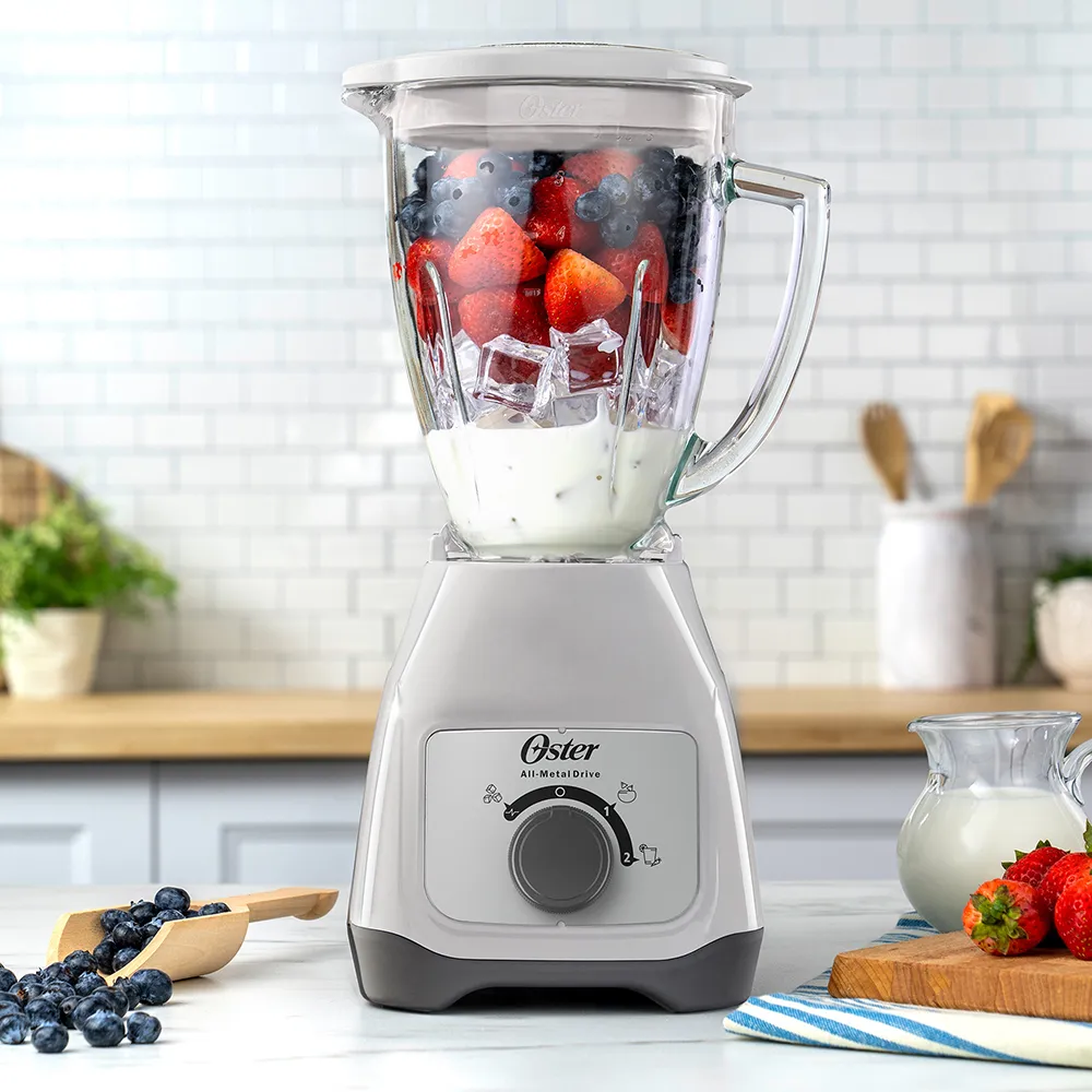 Licuadora Oster vaso de vidrio, 550 watts de potencia y rendimiento máximo de 800 watts BLSTKAGWRD – Garantizado y durable | Comercial Electroahorro - Imagen 11