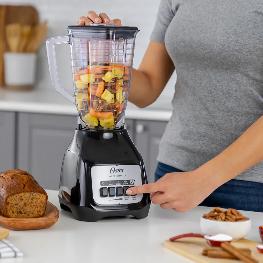 Licuadora Oster 2 velocidades vaso de vidrio BLSTKAP-BPB 3