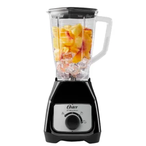 Licuadora Oster con vaso de plástico y control de perilla BLSTKAP-BRD 1