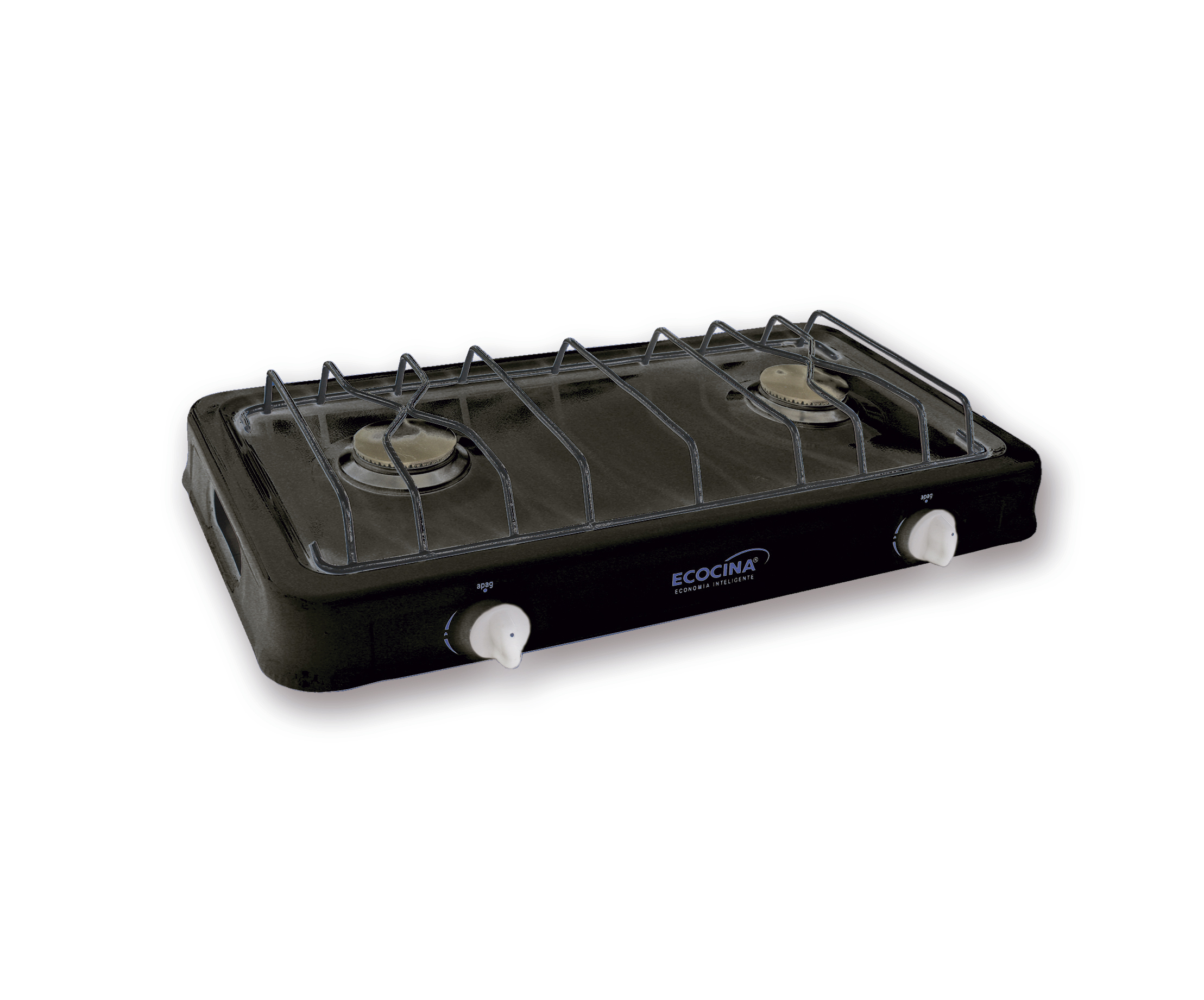 Estufa de mesa a gas de 2 hornillas Ecocina C-2EM 2