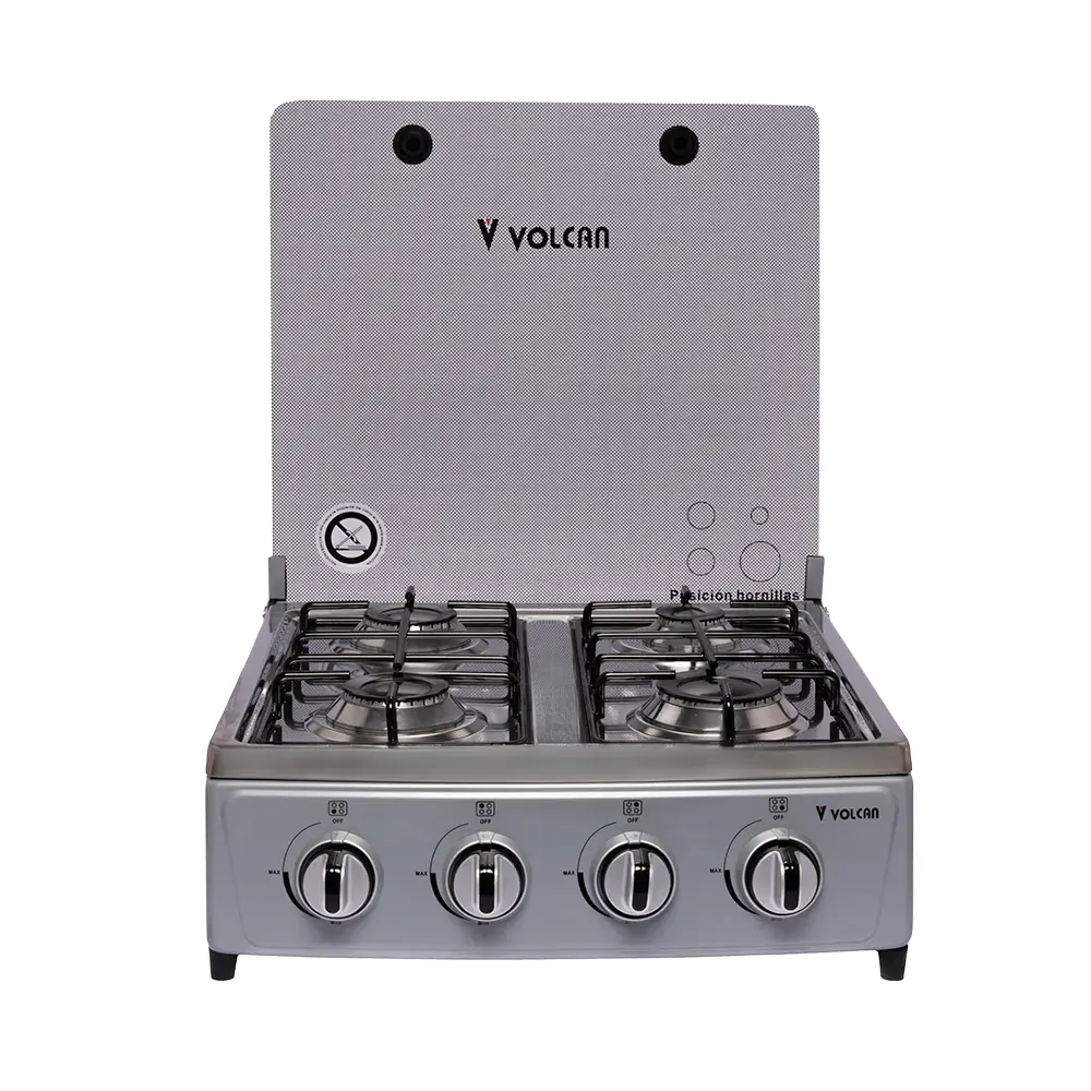 Estufa de mesa Volcan de 4 hornillas SMG4PTV 1