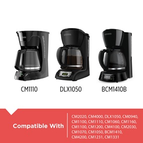 Jarra de Repuesto de 12 tazas cafetera Black+Decker GC3100B – Duradera y precisa | Comercial Electroahorro Guatemala - Imagen 4