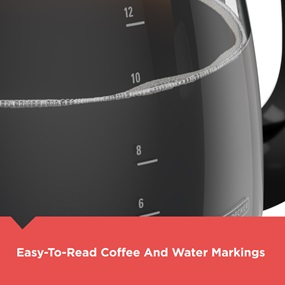 Jarra de Repuesto de 12 tazas cafetera Black+Decker GC3100B – Duradera y precisa | Comercial Electroahorro Guatemala - Imagen 3