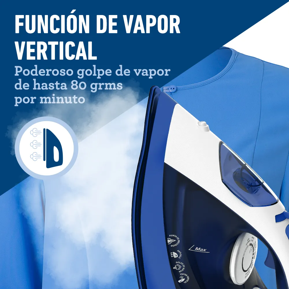 Plancha Oster con vapor GCSTBS6003 8