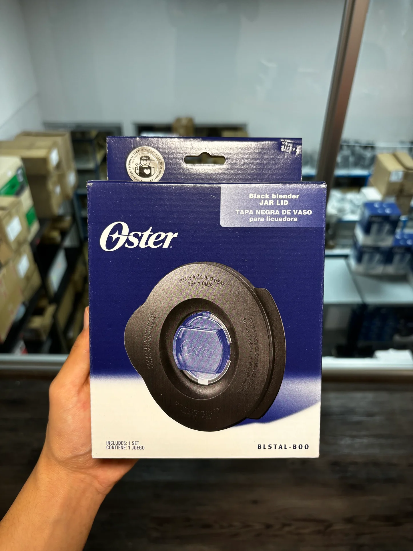 Tapadera Oster cuadrada para licuadora 5