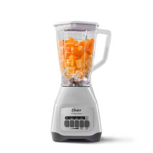 Licuadora Oster 2 velocidades más pulso y vaso de plástico 800 watts BLSTKAP-WPB