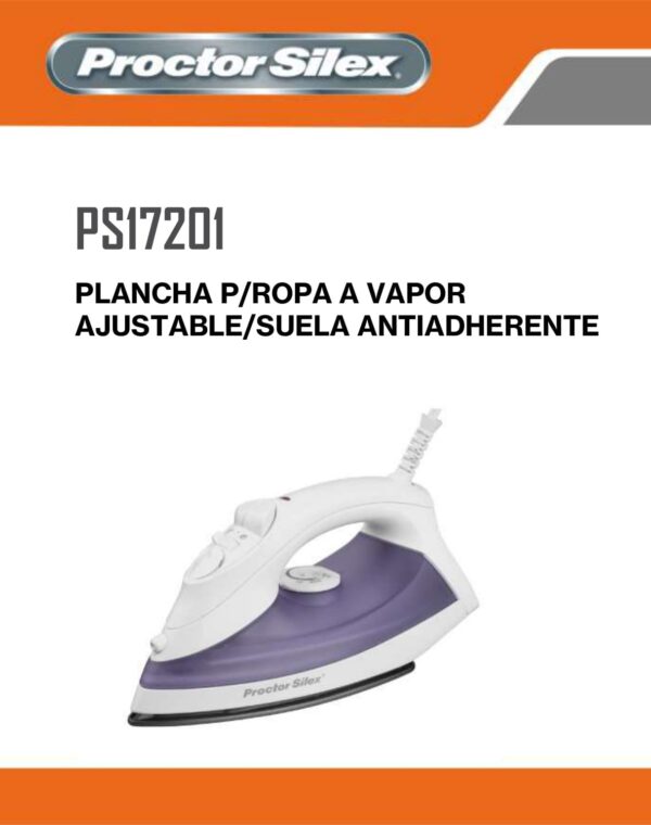 Plancha Proctor Silex con vapor, rociador y golpe de vapor. Ahorre al visitar la tienda.