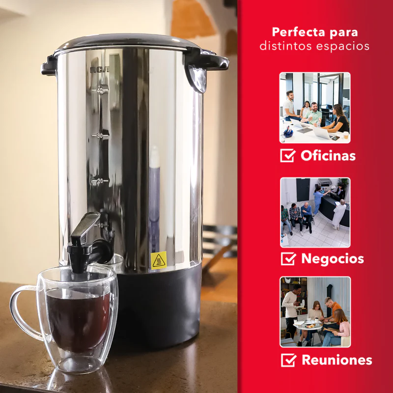Cafetera RCA de 40 tazas RCUR16 6