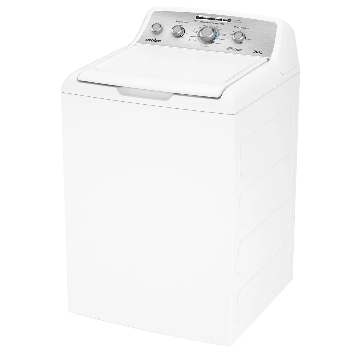 Lavadora Mabe de 44 Libras 20kg LMA70214CBAB0 derecha
