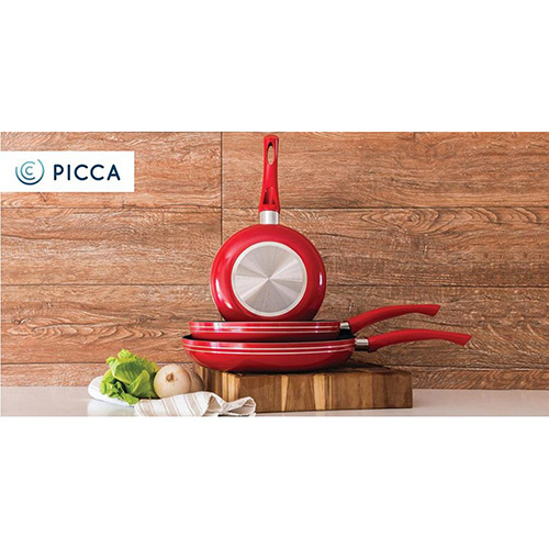 Set de sartenes de teflón Cerdeña marca Picca fondo