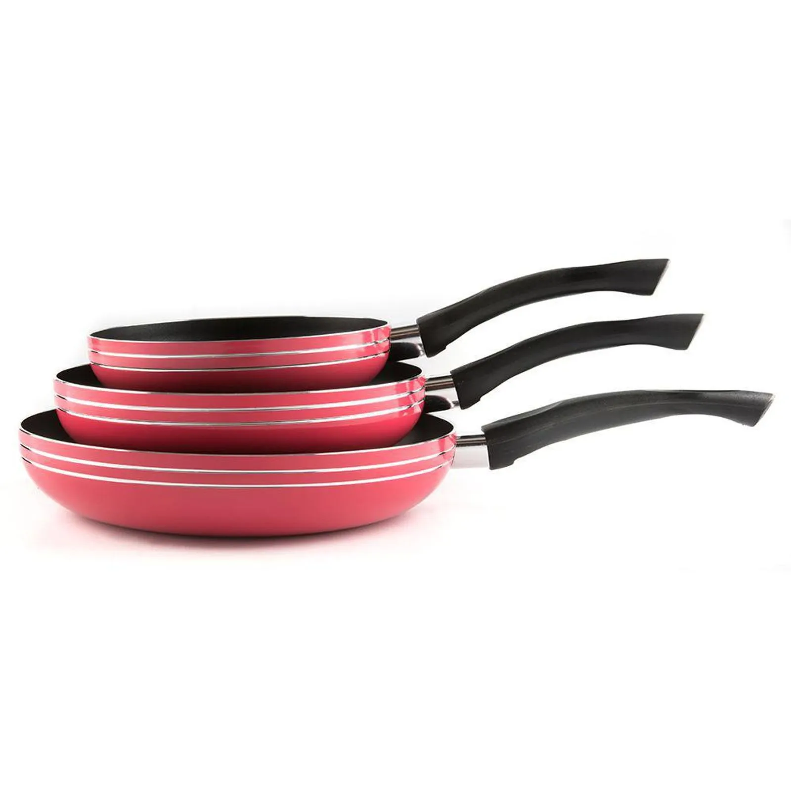 Set de sartenes de teflón marca Picca – Elegantes y antiadherentes | Comercial Electroahorro Guatemala