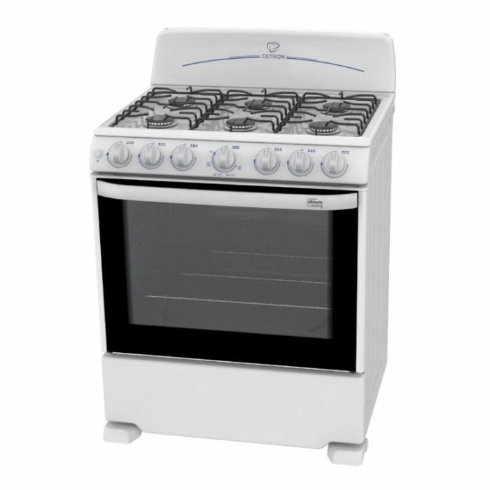 Estufa Cetron de 30 pulgadas con chispero y cubierta Porcelanizada EC3030BAPB2 derecha