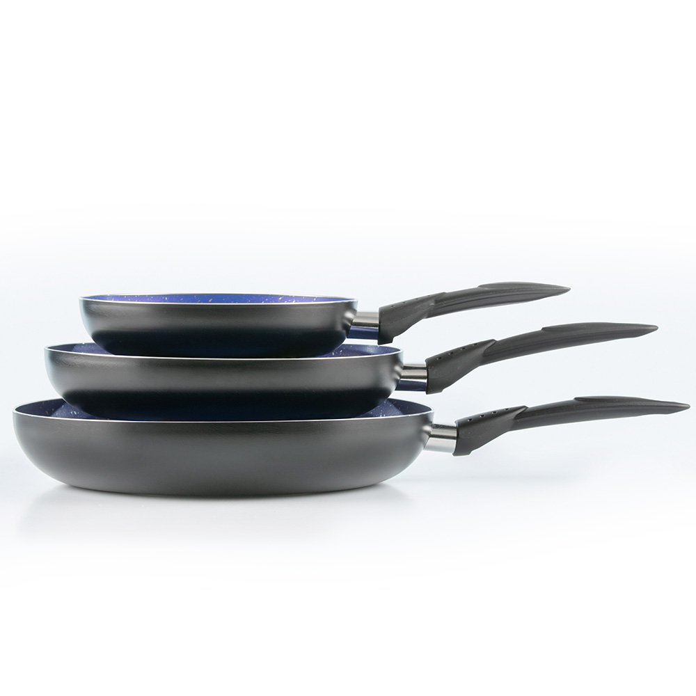 Set de sartenes de mármol Roma marca Picca gris