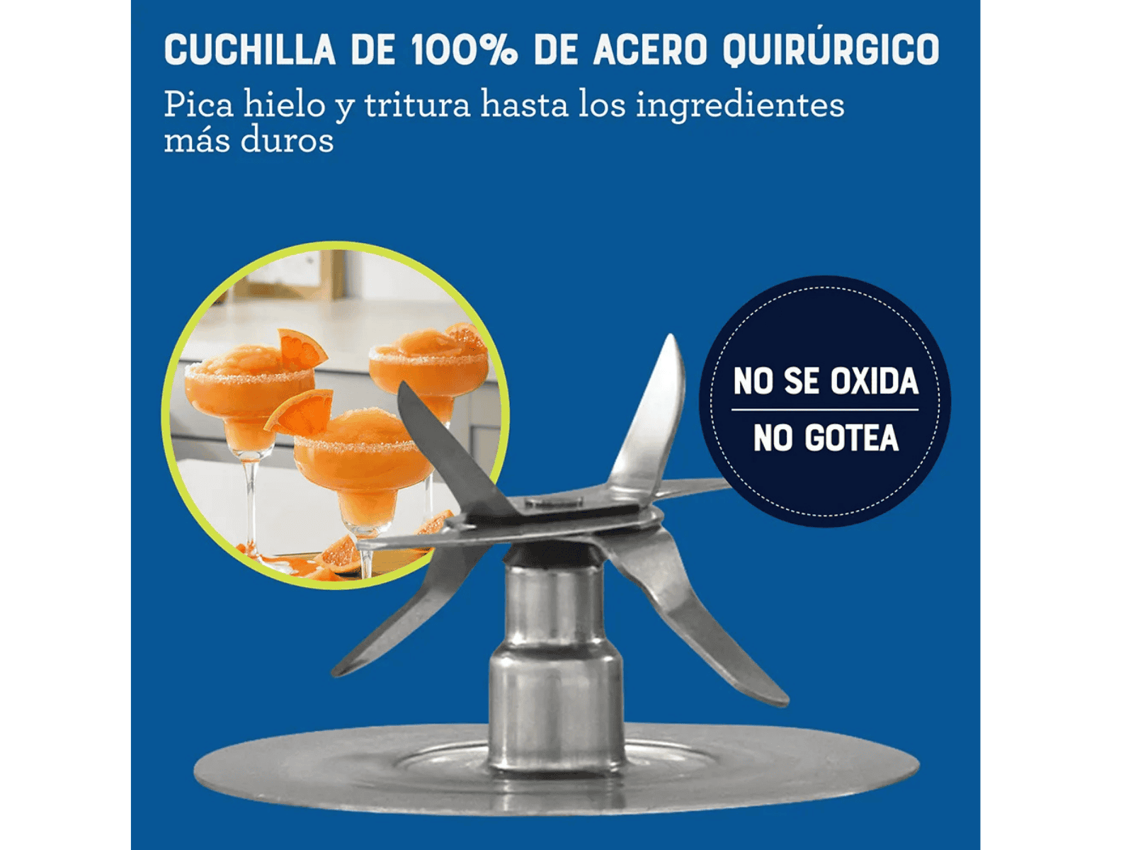 Licuadora Oster Semi Industrial BLSTPBRGR cuchilla