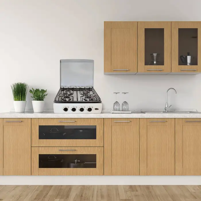 Estufa de mesa marca Cetron de 4 hornilla CC20TBXO cocina