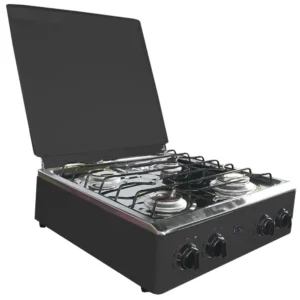 Estufa de mesa de 4 hornillas a gas marca IML IML4H