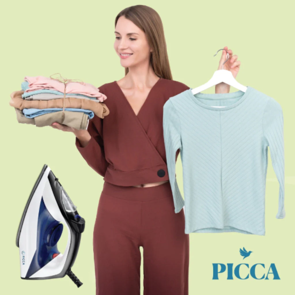 Plancha de vapor PICCA PIIR128 suela antiadherente persona