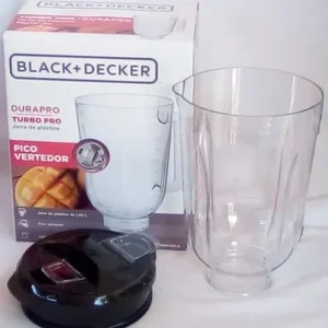 Vaso plástico transparente para licuadora Black+Decker