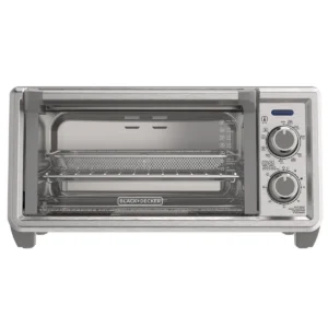 Horno tostador y freidora de aire Black+Decker TO4125-OSDLA acero inoxidable