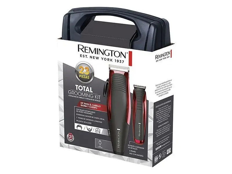 Cortadora de Cabello Remington HC1080-MB06 con detallador caja