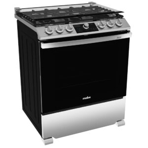 Estufa Mabe de 30" en acero inoxidable. Tiempo de entrega de 3 a 5 días.