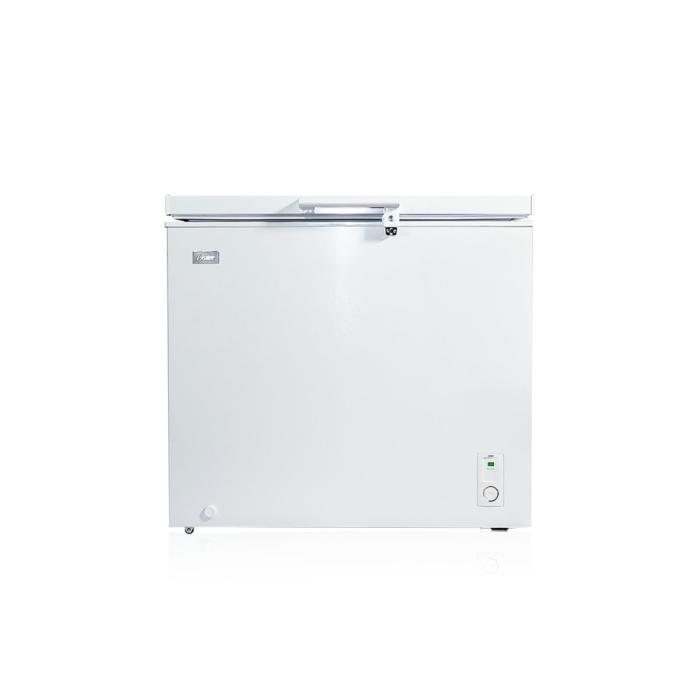 Congelador Marca Oster De 7 Pies Cúbicos Color Blanco OS-CF7001W vista frontal