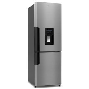 Refrigerador Mabe con el congelador en la puerta de abajo. Tiempo de entrega de 3 a 5 días.