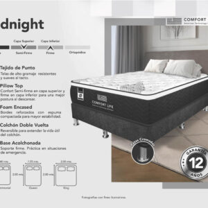 Cama Comfort Life Midnight