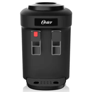 Dispensador de agua fría y caliente de mesa marca Oster.