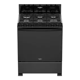 Estufa Whirlpool de 30" color negro, panel TopControl.