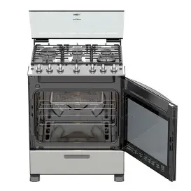 Estufa Whirlpool de 30" en acero inoxidable.