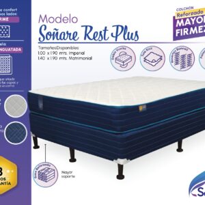 Cama Soñare Rest Plus Matrimonial.